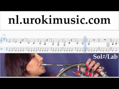 Hoornles Luis Fonsi - Despacito Muzieknoten Cursus Deel#1 um-a374