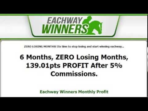 EachWay Winners -- Zero Losing Months -- 139.01pts Profit
