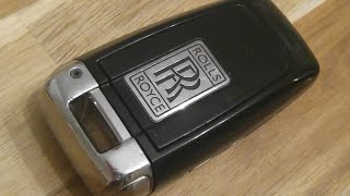 Rolls-Royce Ghost key fob battery change - EASY DIY
