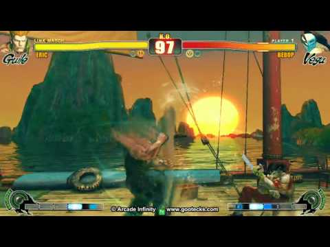 Arcade Infinity SF4 Ranbat 1.4 Losers 6B - Eric (GU) vs Bebop (VE)