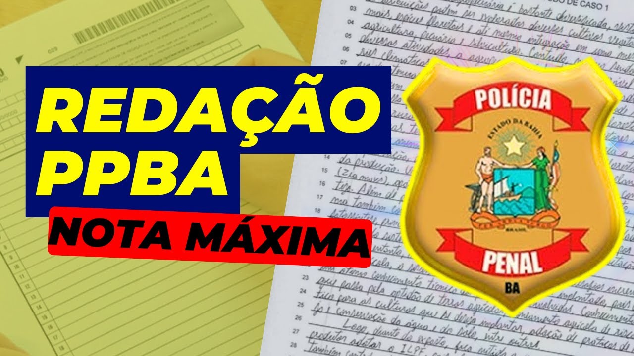 🔥RETA FINAL PPBA: COMO CONQUISTAR NOTA MÁXIMA NA REDAÇÃO FGV