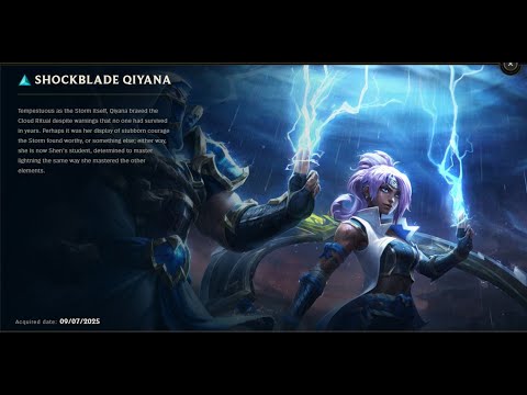 SHOCKBLADE QIYANA SKIN SPOTLIGHT-09-07-2025
