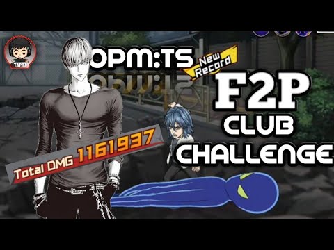 CLUB CHALLENGE GERYUGANSHOOP - TIPS = LINE UP & GEAR FOR F2P | One Punch Man The Strongest