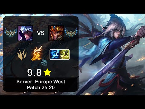 Talon Jungle vs Jarvan IV - EUW Challenger - Patch 25.20