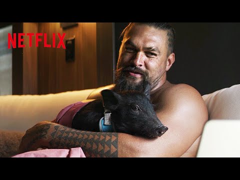 afbeelding Jason Momoa and His Pet Pig Watch Slumberland | Netflix