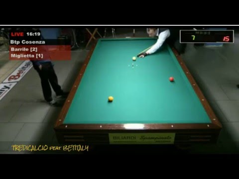 MIGLIETTA vs BARRILE - 4^ PROVA BILIARDO BTP 2016 COSENZA