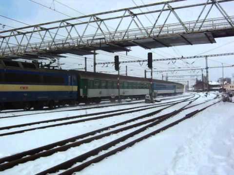 Příjezd vlaku Sp 1694 - Chomutov