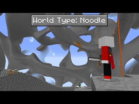 Beating Minecraft's Noodle World Type