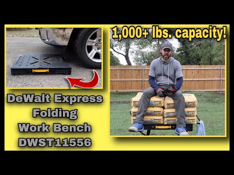 DeWalt Express Foldable Work Bench DWST11556 | Unboxing Demonstration & Testing