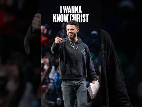 I want to know Christ.