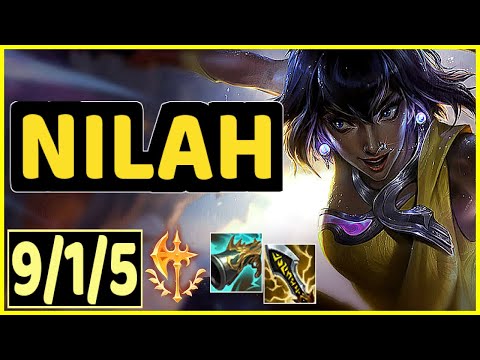 NILAH VS TWITCH - 9/1/5 KDA ADC GAMEPLAY GRANDMASTER I