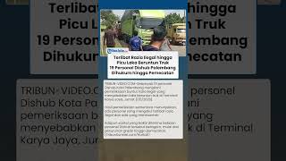 19 Personel Dishub Palembang Dijatuhi Hukuman seusai Razia Ilegal hingga Picu Kecelakaan Beruntun