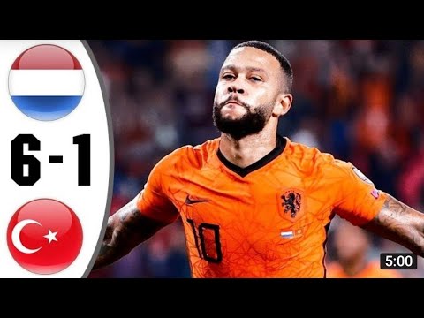 Netherlands vs Turkey 6-1 Extended Highlights