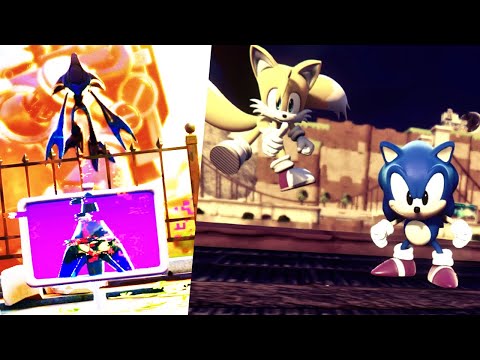 Sonic Forces - Classic Sonic VS Chaos 0 (Boss Fight - MOD)