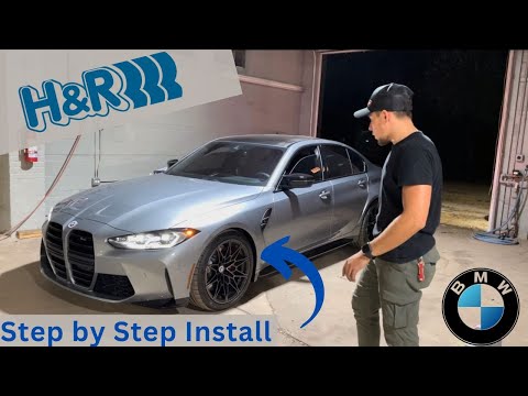 How to Instal Lowering Springs on a 2023 BMW M3 Competition