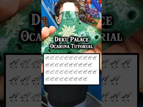 Deku Palace - Ocarina Tutorial 🎶🍂 #ocarina #tutorial #majorasmask