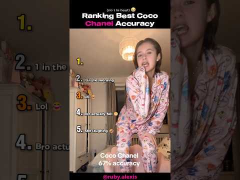 Ranking The BEST Coco Chanel Accuracy #shortsviral