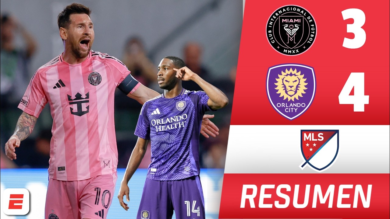 MAGIA DE MESSI en NOCHE AMARGA: derrota del INTER MIAMI ante ORLANDO CITY SC en un PARTIDAZO | MLS