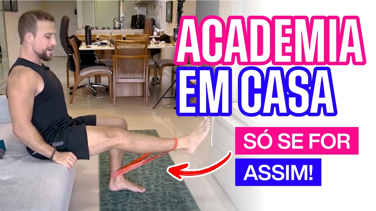 Material simples e barato para TREINO EM CASA | Transforme o corpo em 30 dias