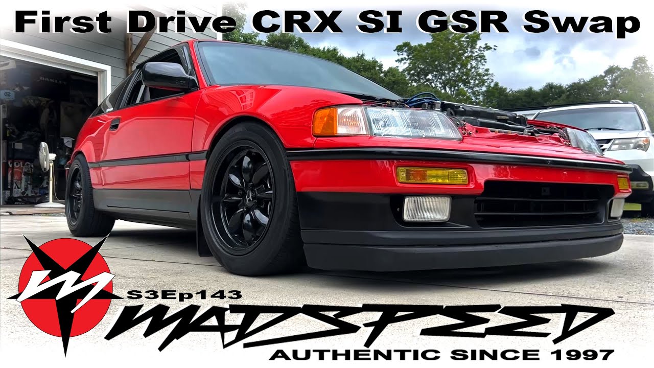 First Drive 1.8 B Series GSR in our 1990 Honda CRX Si Tour ...