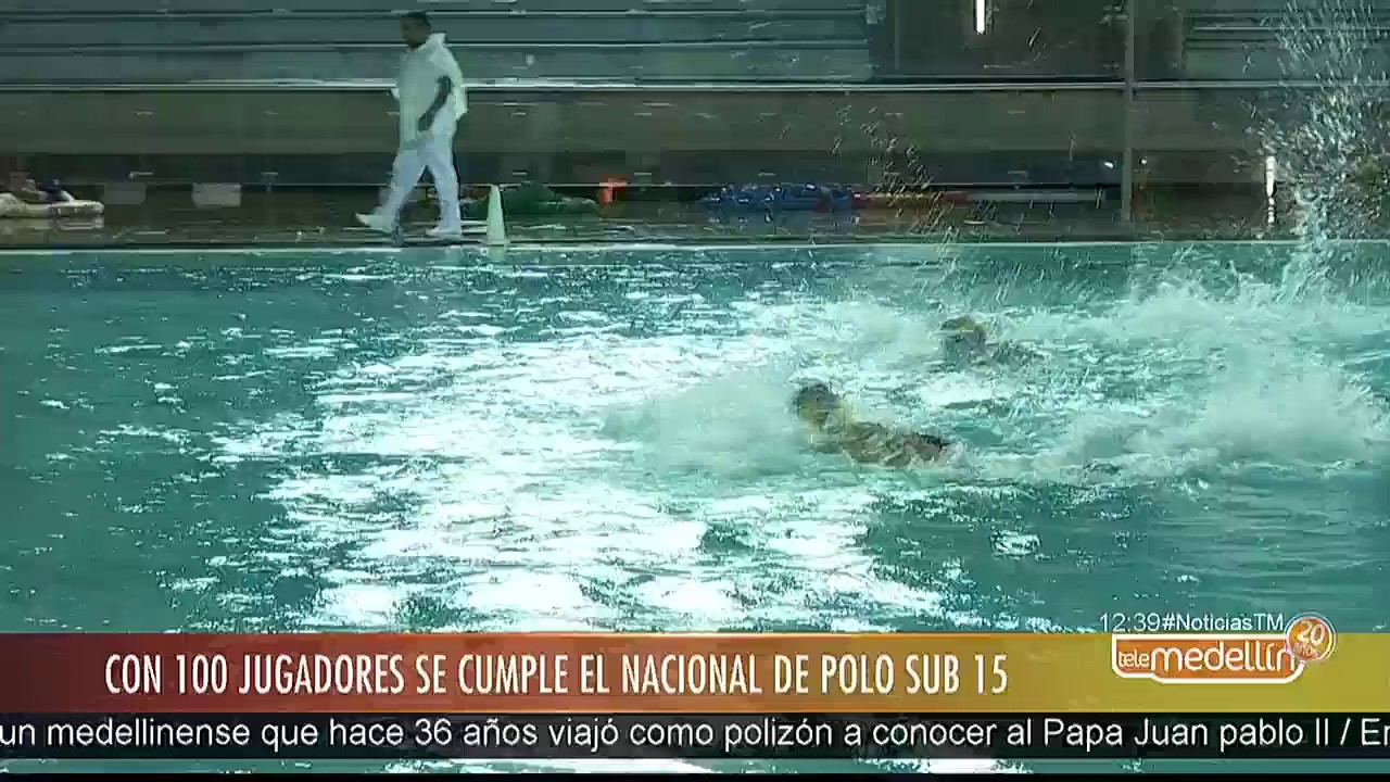 Comenzó el Campeonato Nacional Interclubes de Polo Acuático Sub 15 [Noticias] - Telemedellín
