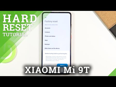 How to Factory Reset XIAOMI Mi 9T - Wipe All Data / Hard Reset Through XIAOMI Settings