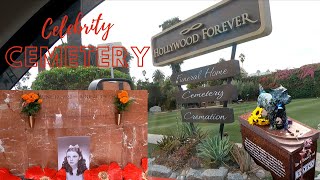 FULLTIME RV LIVING FAMILY VISITS HOLLYWOOD FOREVER CEMETERY / DOROTHY - TOTO / JUDY GARLAND AND MORE