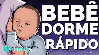 INACREDITÁVEL! BEBÊ DORME EM APENAS 5 MINUTOS – Canção de Ninar com Ruído Branco - Dorme Rápido