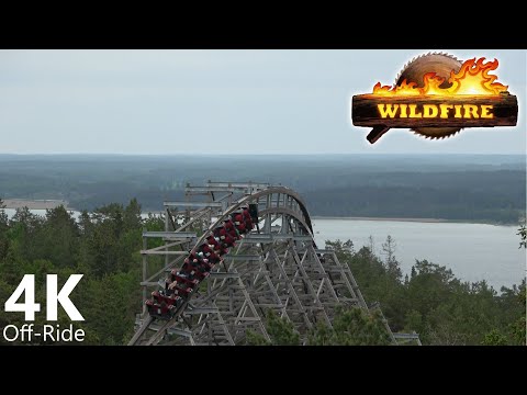 Wildfire - 4K UHD Off-Ride - Kolmården - RMC Topper Track - Cinematic