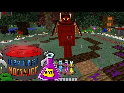 Hermitcraft Modsauce - 07 - Witchery: How to Summon Demons - Modded Minecraft