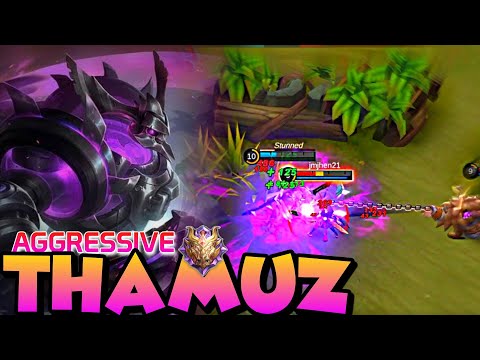 Aggressive Thamuz l Thamuz Best Build 2021 l Thamuz Best Gameplay 2021 l Mobile Legends Thamuz[MLBB]