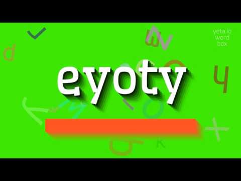 How to say "eyoty"! (High Quality Voices)