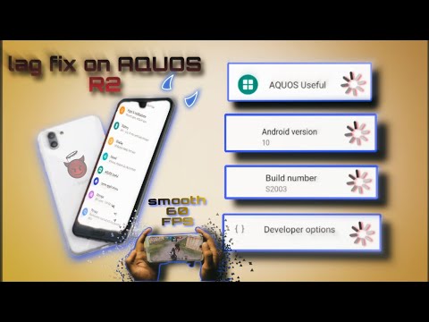 Lag Fix On Aquos R2 🔥|| Smooth 60 FPS || Mobile Settings To Zero Lag