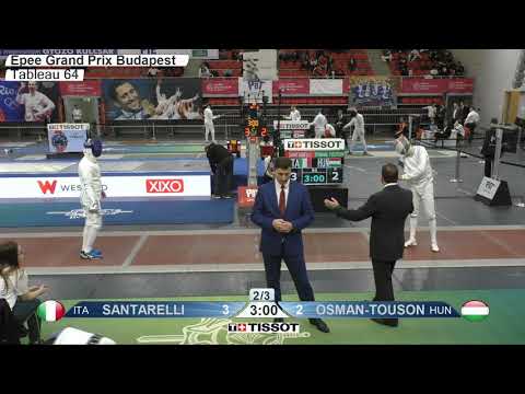 2020 112 T64 32 M E Individual Budapest HUN GP RED OSMAN TOUSON HUN vs SANTARELLI ITA