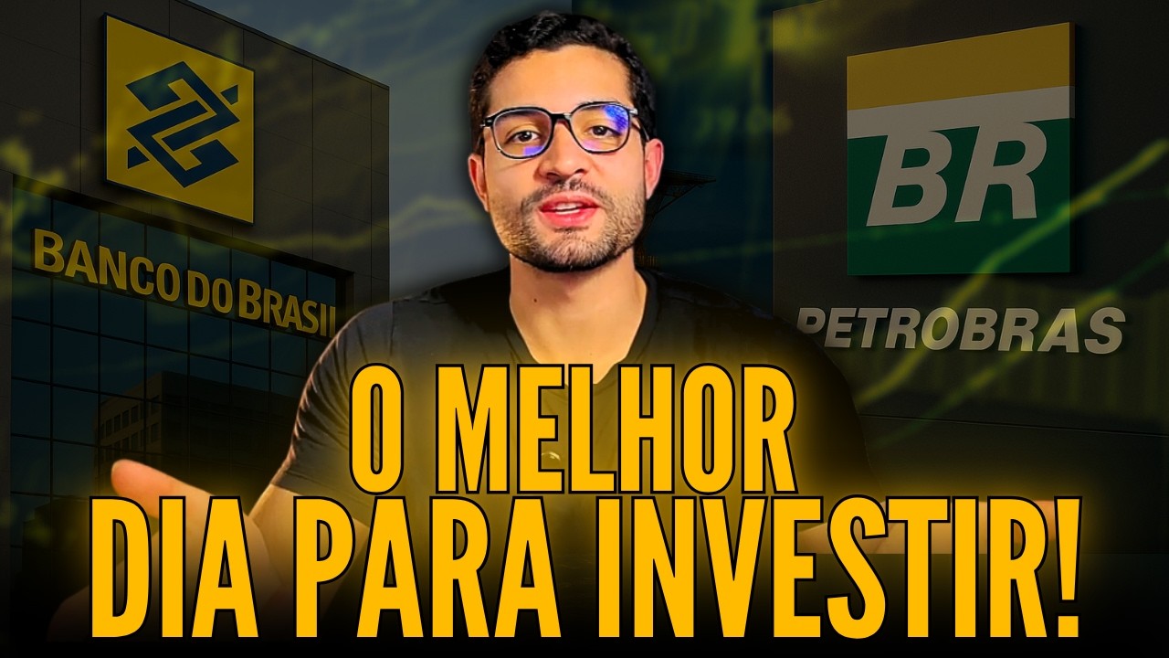 ESTE É O MELHOR DIA PARA COMPRAR AÇÕES DE DIVIDENDOS