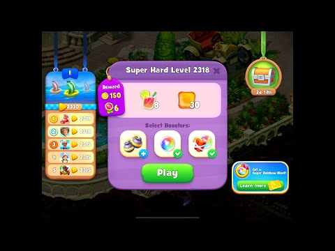 Gardenscapes Level 2318