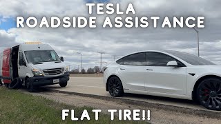Stuck On The Highway!! Tesla Roadside Assistance