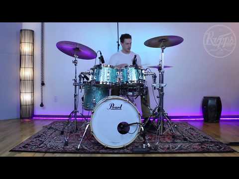 PEARL Reference Pure - 4pc "Turquoise Sparkle" Shell Pack - Rupp's Drums