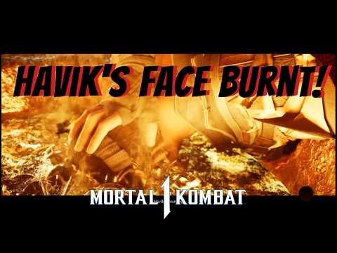 How Scorpion BURNT Havik's FACE!! MK1 Story mode Cutscene in Act 3
