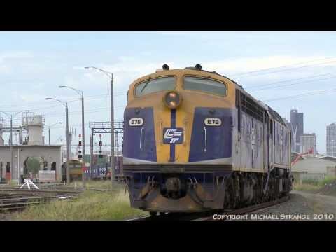 CFCLA Diesel Locomotives G515, HL203 & B76 at Dynon - PoathTV Australian Trains & Railways