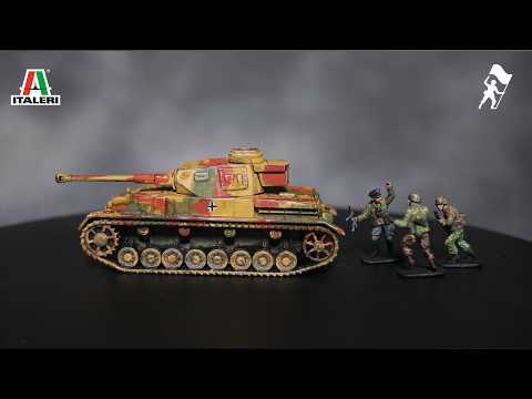 Painting a 1/72 scale World War Two German Panzer IV