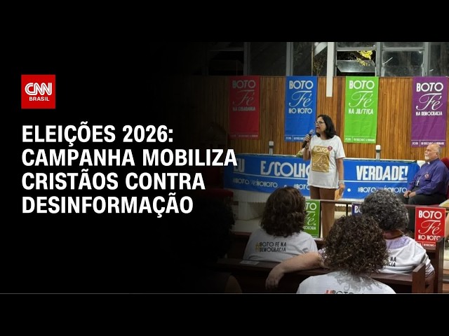 Campanha Boto Fé no Voto mobiliza cristãos contra desinformação na eleição | AGORA CNN
