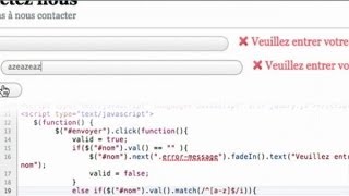 Tutoriel jQuery : Valider un formulaire avec jQuery