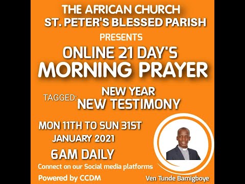 ​OLUWA FI IRANTI MI SI OKAN AWON OLORE MI   (DAY 9)  - 19TH JANUARY 2021 | VEN TUNDE BAMIGBOYE