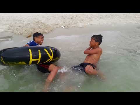 Keseronokkan di pantai(1)