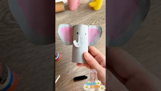 Toilet Paper Roll Elephant Craft | Easy Jungle Animal Craft for Kids
