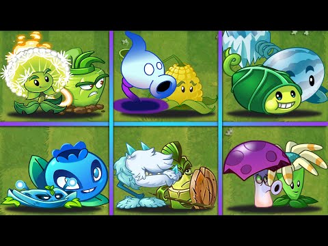 6 Pair Random Team Plants Battlez - Who Will Win? - PvZ 2 Team Plants