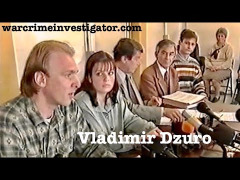 Exhumation - the Ovcara Mass Grave - Press Conference by Vladimir Dzuro