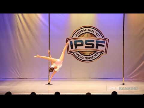 Novice Girls Alba Parra of Spain - IPSF World Pole Sports Championships 2018