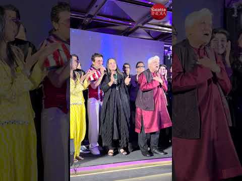 Sonu Nigam wishes Javed Akthar with a Birthday Song at his birthday Bash ❤️🖤#sonunigam #javedakthar